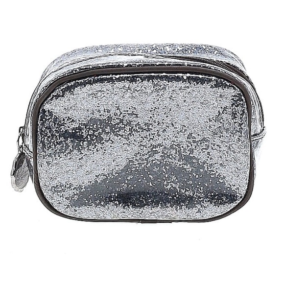 Henri Bendel gunmetal silver make up bag - Picture 6 of 7